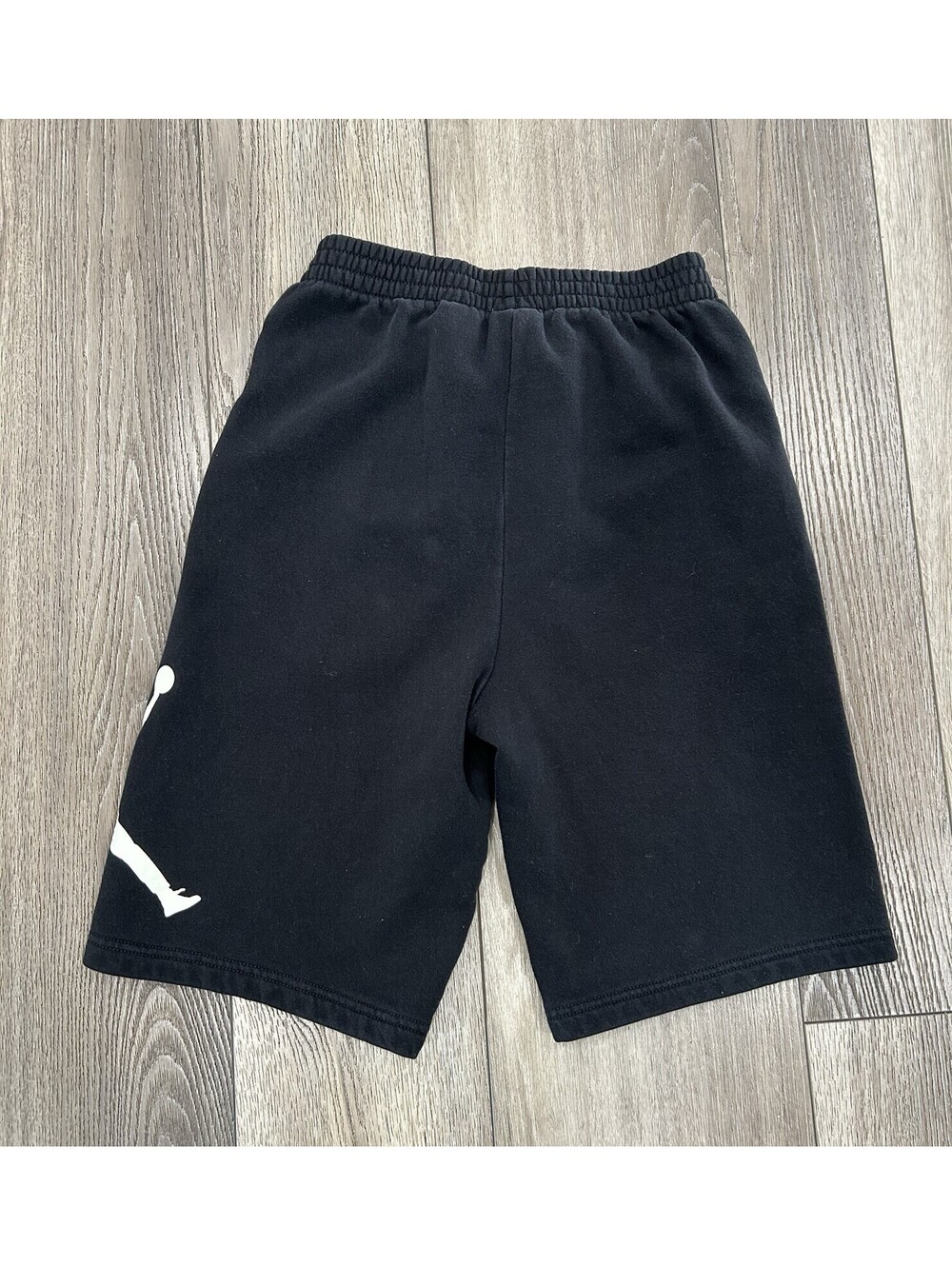 Nike fleece cotton blk white jumpman retro Basketball Shorts air jordan youth XL